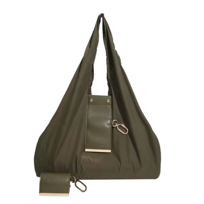 2 en 1 Bolsa Plegable y Llavero