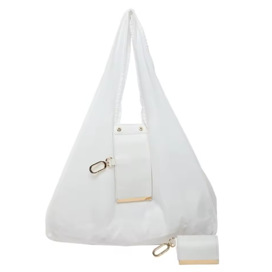 2 en 1 Bolsa Plegable y Llavero