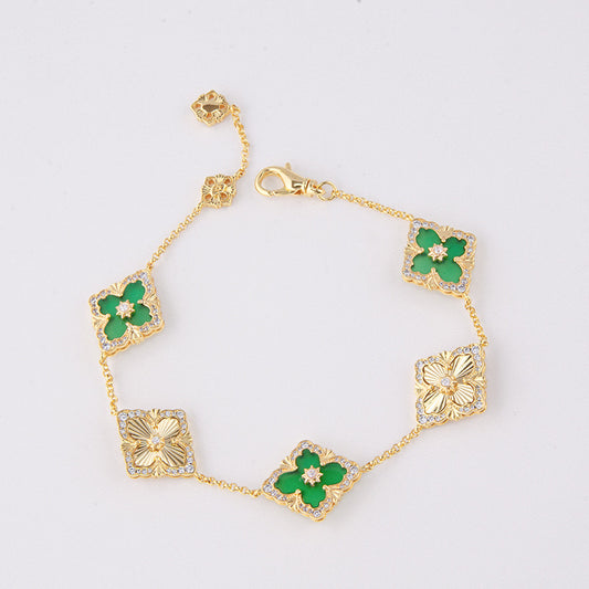 Radiant Clover Luxe Bracelet